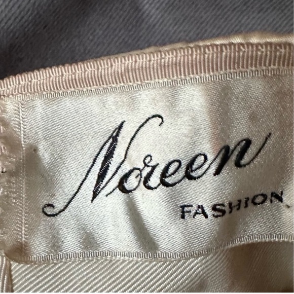 Vintage satin beaded pillbox hat Noreen Fashion - Picture 10 of 10